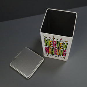 Nervennahrung VorratsDose 900ml im Retro Look für Süßigkeiten