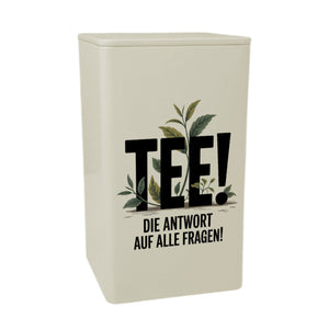 TEE - die Antwort auf alle Fragen TeeDose 900ml für Teeliebhaber