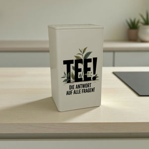 TEE - die Antwort auf alle Fragen TeeDose 900ml für Teeliebhaber
