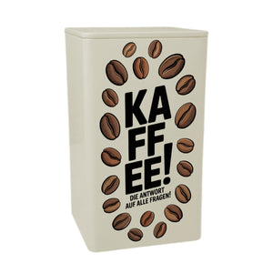 KAFFEE - die Antwort auf alle Fragen KaffeeDose 900ml für Koffeinjunkies