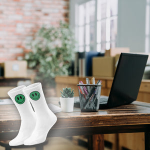 epicsocks Happy Vibes Grünes Lächeln Socken in 37-41 im Paar