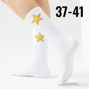epicsocks Star Parade Gelber Stern Socken in 37-41 im Paar