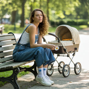 epicsocks Star Parade Blauer Stern Socken in 37-41 im Paar