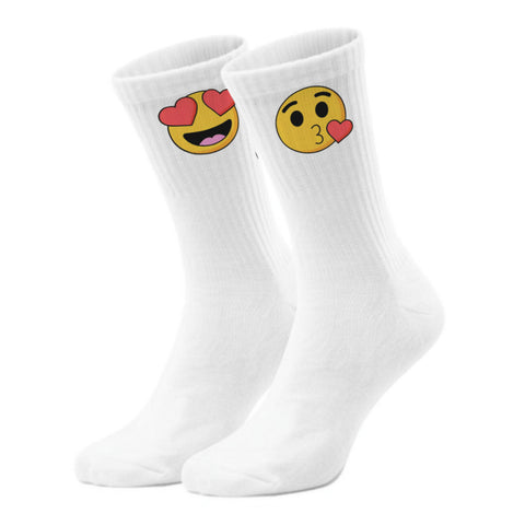epicsocks EmotiFeet Liebe Emoticons Socken in 37-41 im Paar