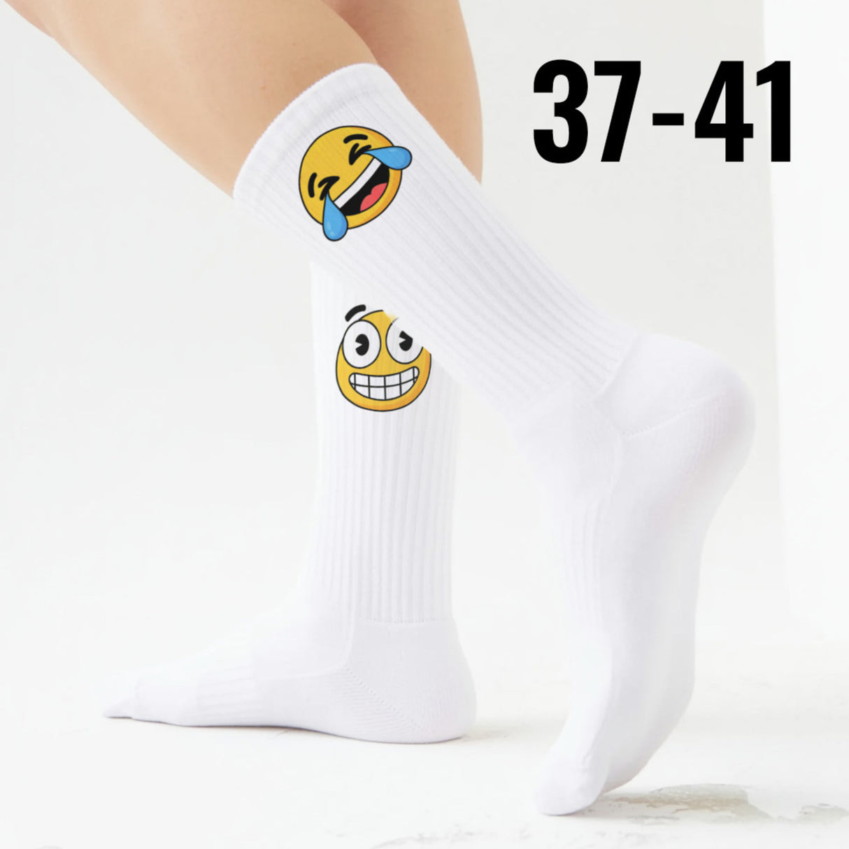epicsocks EmotiFeet Lacher Emoticons Socken in 37-41 im Paar