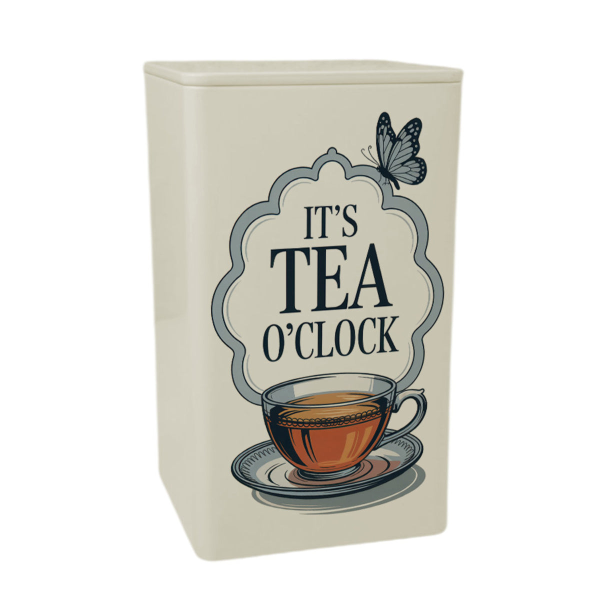 It's Tea o'clock TeeDose 900ml im Vintage-Stil