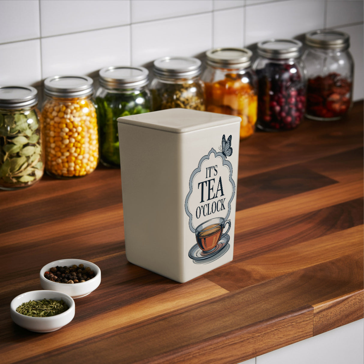 It's Tea o'clock TeeDose 900ml im Vintage-Stil