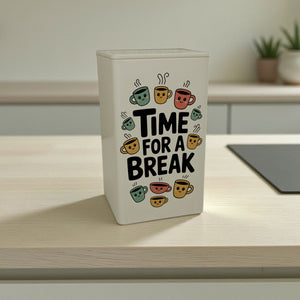 Time for a break VorratsDose 900ml für Kaffee oder Tee