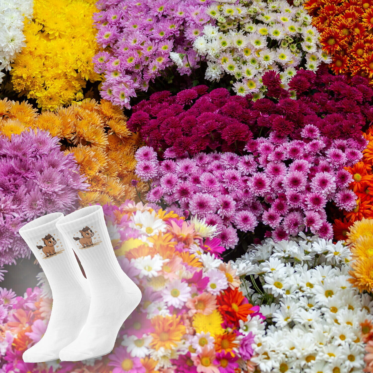 epicsocks Pony Love Herzenspferd Socken in 37-41 im Paar