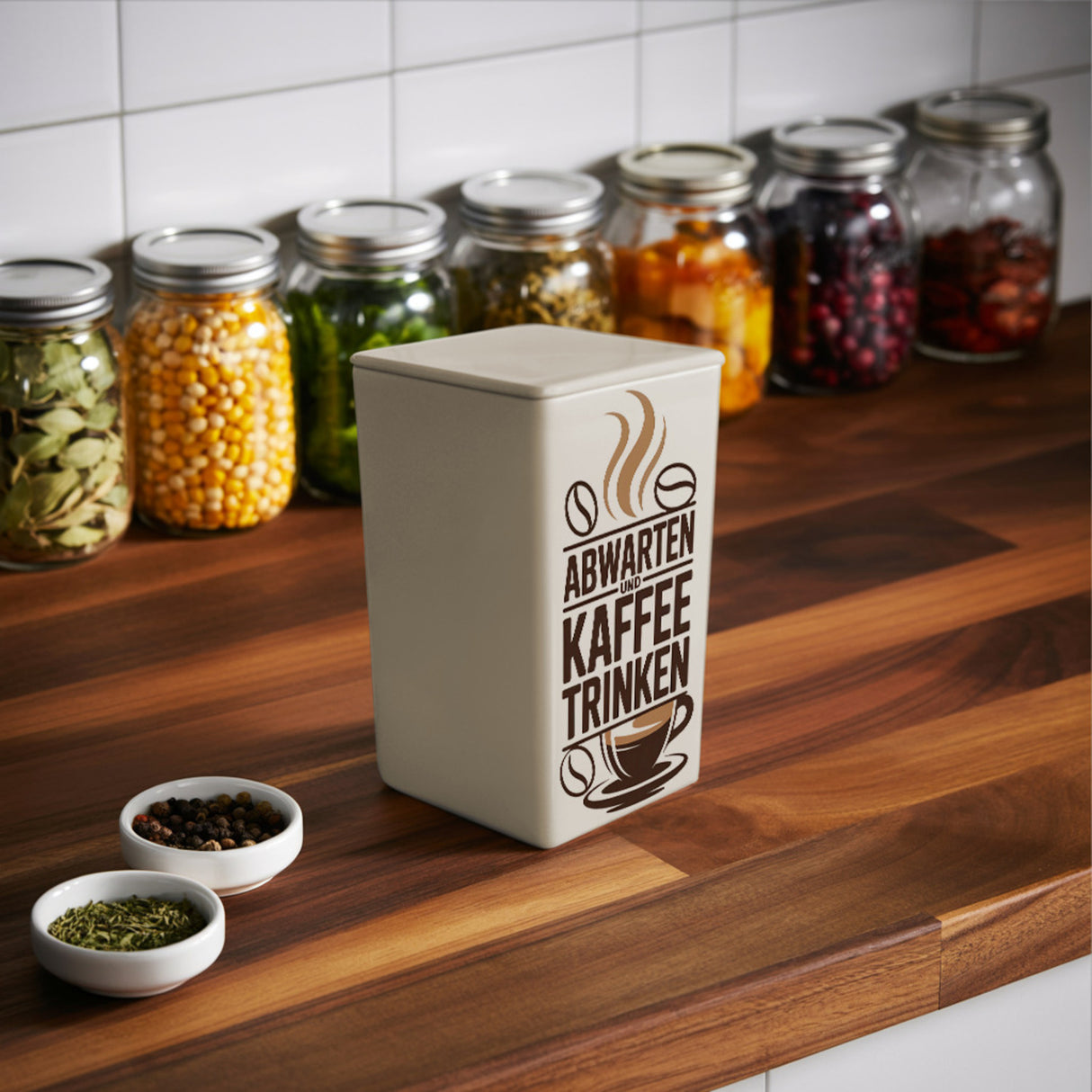 Abwarten und Kaffee trinken KaffeeDose 900ml