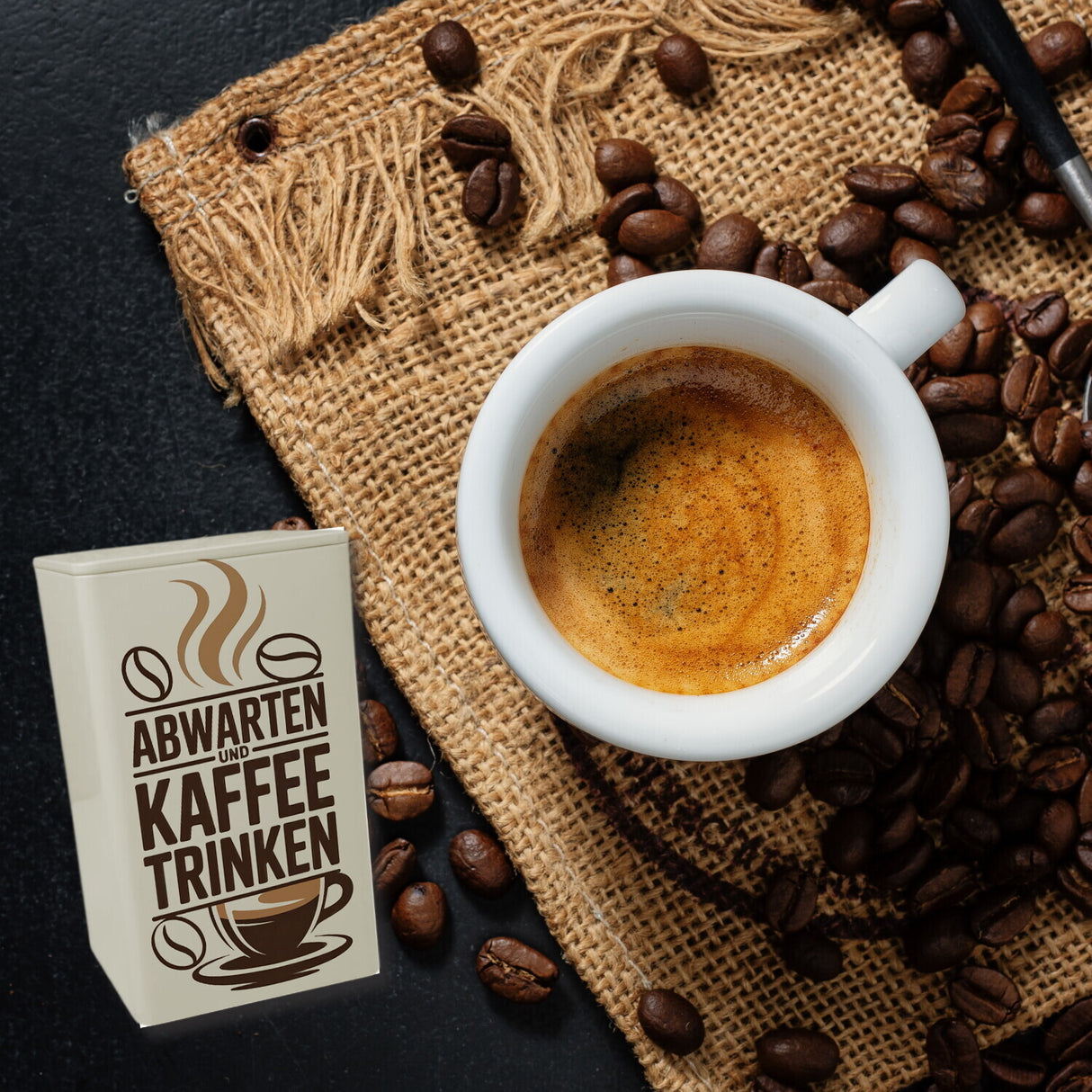 Abwarten und Kaffee trinken KaffeeDose 900ml