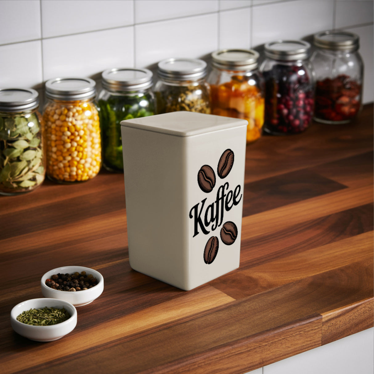 Kaffeebohnen Vintage KaffeeDose 900ml