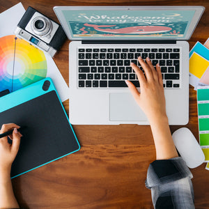 Pinker Wal Souvenir Magnet Whalecome to my room