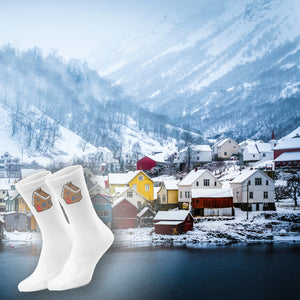 epicsocks HollyHops Pfefferkuchenhaus Socken in 37-41 im Paar