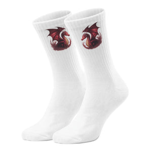 epicsocks Dragon Power Roter Drache Socken in 37-41 im Paar