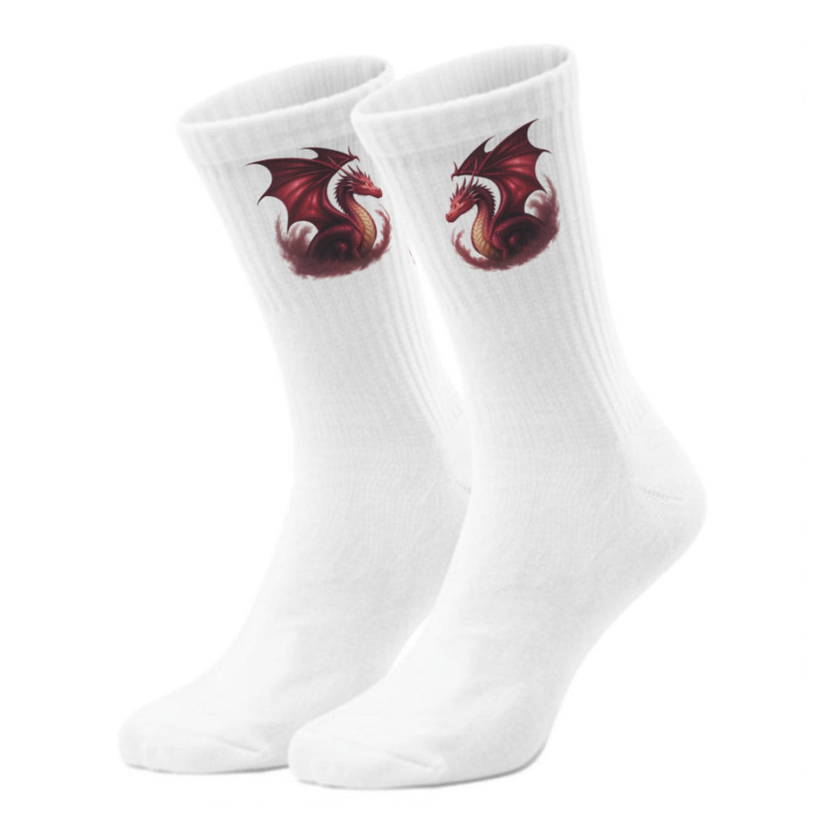 epicsocks Dragon Power Roter Drache Socken in 37-41 im Paar