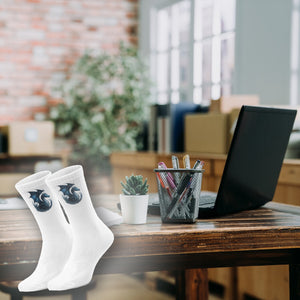 epicsocks Dragon Power Blauer Drache Socken in 37-41 im Paar