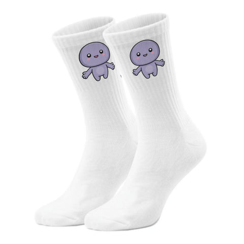 epicsocks Kawaii Friends Hug Me lila Socken in 37-41 im Paar