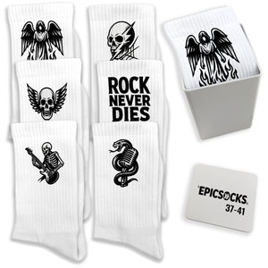 epicsocks DarkRhythms Socken in 37-41 im 6er Set in Geschenkdose im 6er Set in Geschenkbox