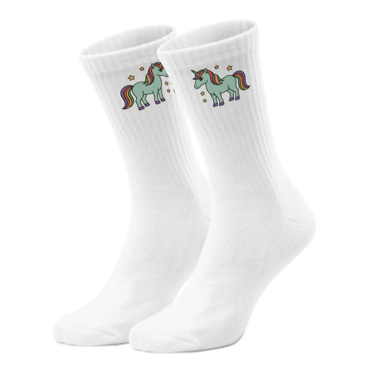 epicsocks Unicorn Dreams Grünes Einhorn Socken in 37-41 im Paar