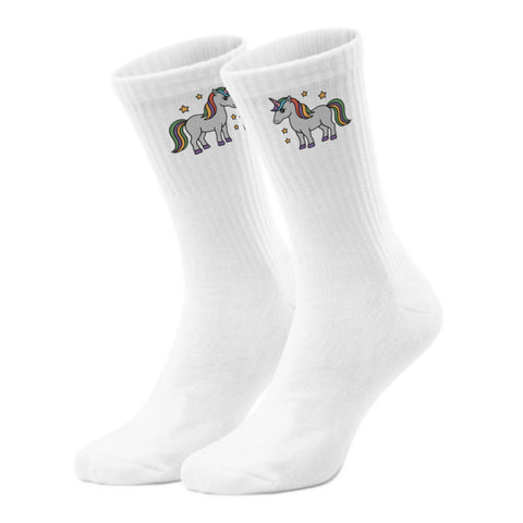 epicsocks Unicorn Dreams Graues Einhorn Socken in 37-41 im Paar