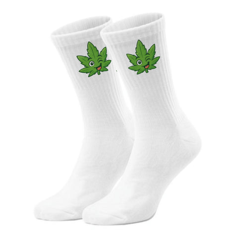 epicsocks Chill Vibes Lachendes Blatt Socken in 37-41 im Paar