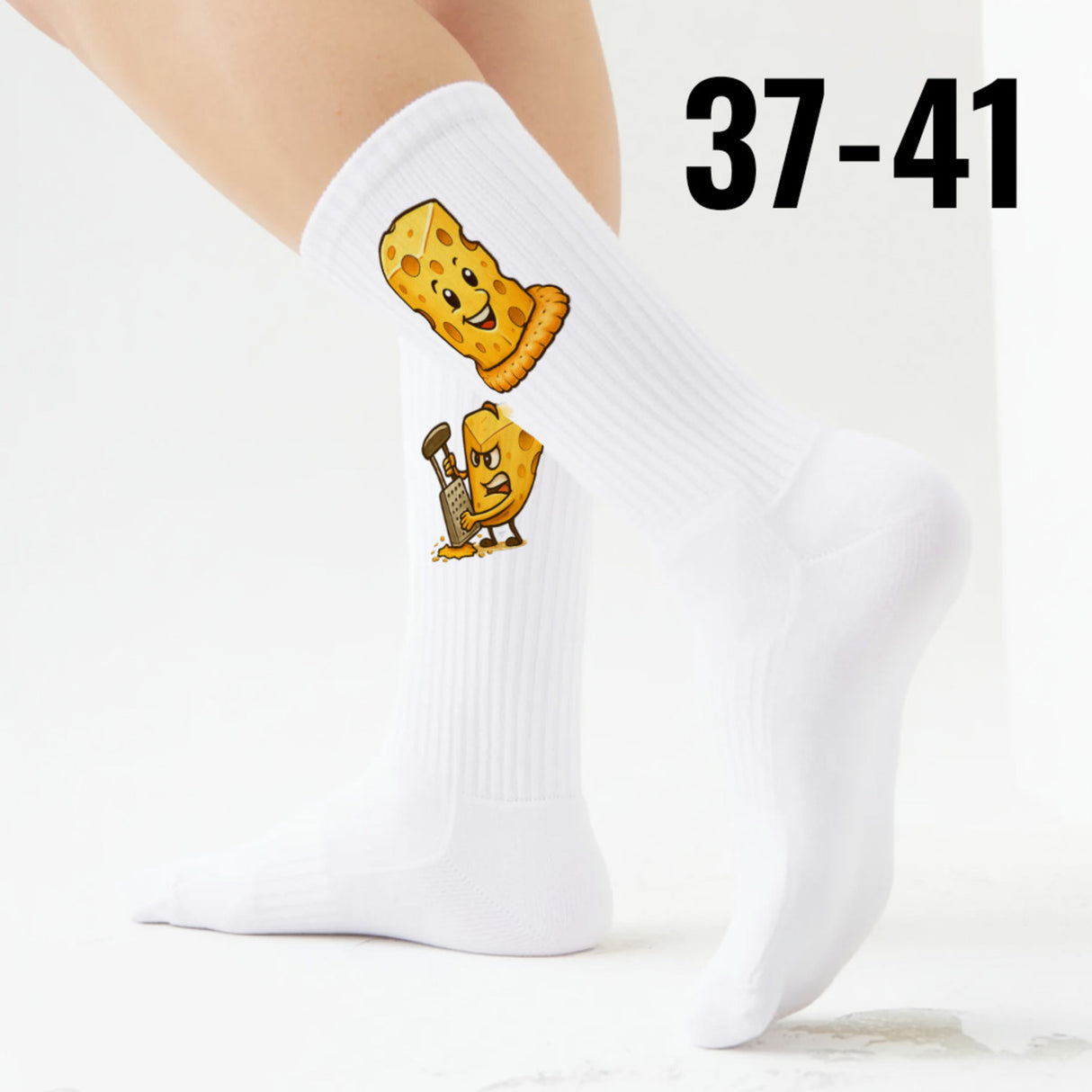 epicsocks Cheesy Love Socken in 37-41 im 6er Set in Geschenkdose im 6er Set in Geschenkbox