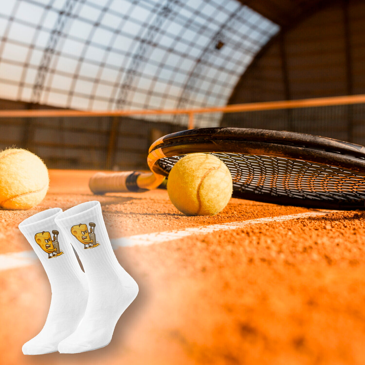 epicsocks Cheesy Love Reibender Käse Socken in 37-41 im Paar