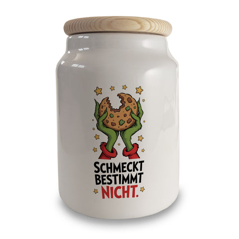 Weihnachtsmuffel Keksdose - Schmeckt Bestimmt Nicht