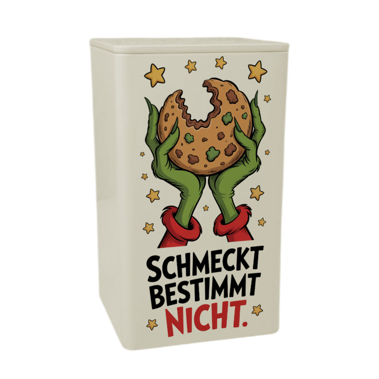 Weihnachtsmuffel GebäckDose 900ml - Schmeckt Bestimmt Nicht