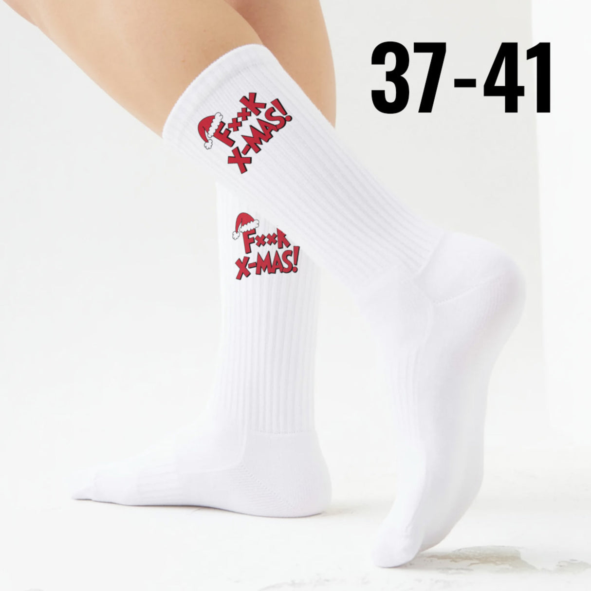 epicsocks Weihnachtsmuffel F***k X-Mas Socken in 37-41 im Paar