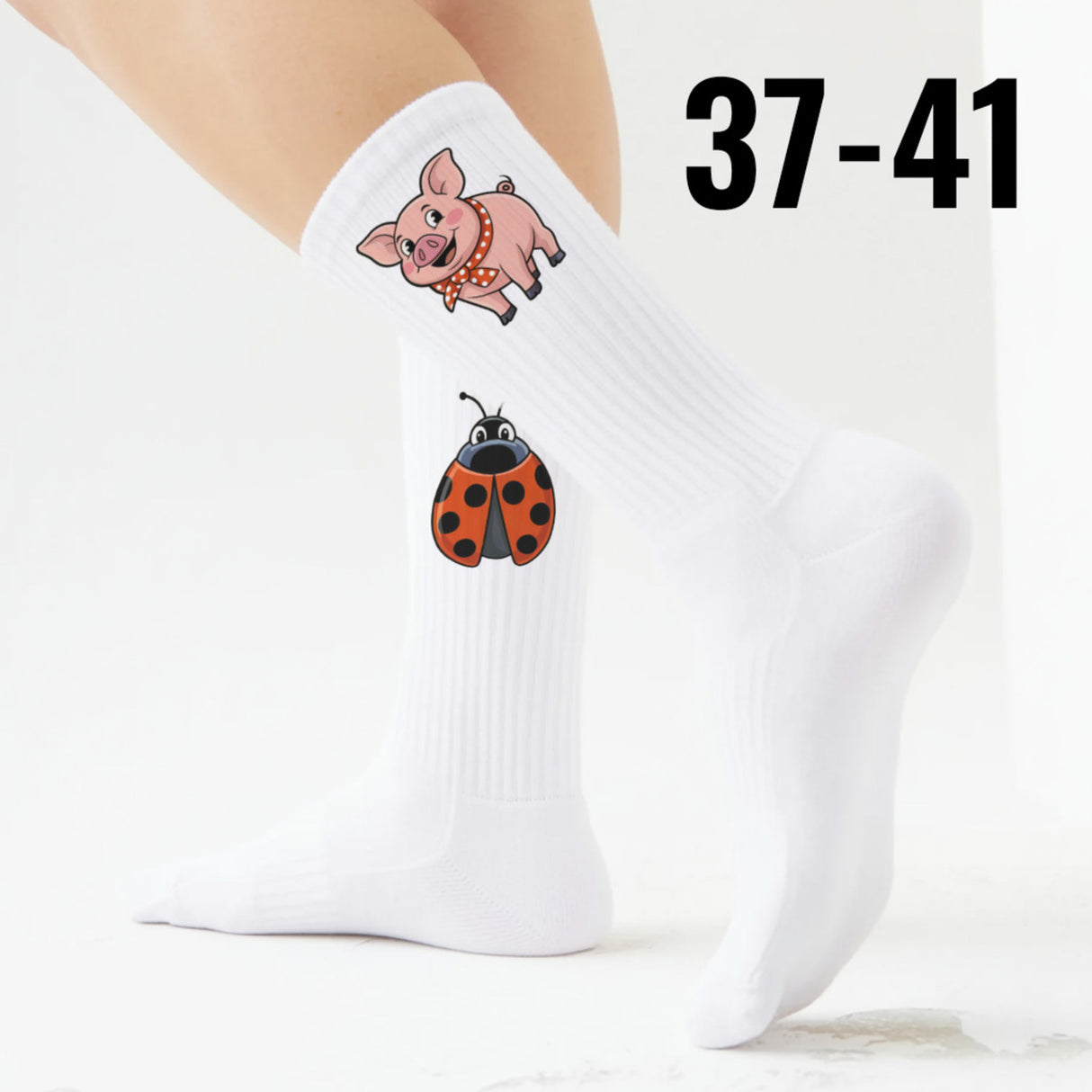 epicsocks LuckySteps Glücksbringer Tiere Socken in 37-41 im Paar