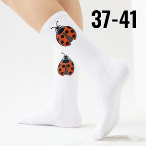 epicsocks LuckySteps Glücksbringer Marienkäfer Socken in 37-41 im Paar