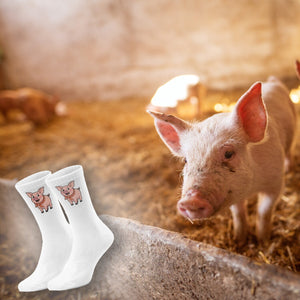 epicsocks LuckySteps Glücksbringer Glücksschwein Socken in 37-41 im Paar