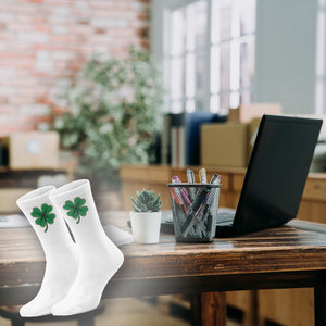 epicsocks LuckySteps Glücksbringer Kleeblatt Socken in 37-41 im Paar