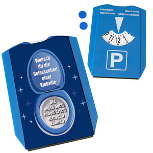 Kloschüssel Parkscheibe mit Spruch: Gelassenheit wie eine Klobrille