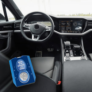 Kloschüssel Parkscheibe mit Spruch: Gelassenheit wie eine Klobrille