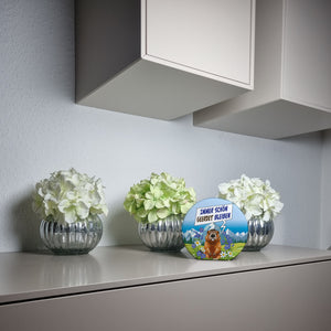 Murmeltier Spardose mit Spruch: Immer schön geerdet bleiben