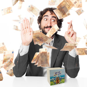 Murmeltier Spardose mit Spruch: Immer schön geerdet bleiben