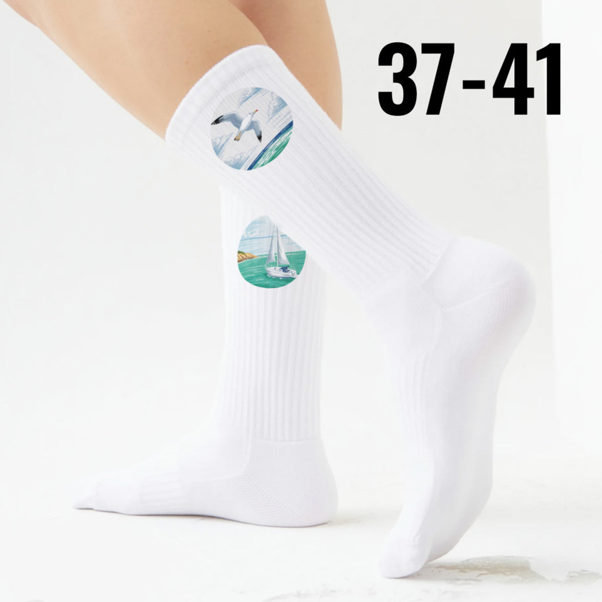 epicsocks Nautik Freude Über dem Horizont Socken in 37-41 im Paar