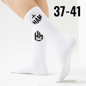 epicsocks Hamburg Vibes Hamburg Abkürzungen Socken in 37-41 im Paar