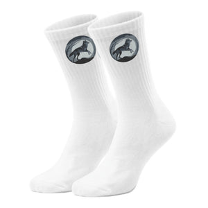 epicsocks Wolfsnacht Laufender Wolf Socken in 37-41 im Paar