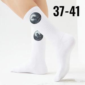 epicsocks Wolfsnacht Sitzender Wolf Socken in 37-41 im Paar