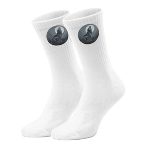 epicsocks Wolfsnacht Heulender Wolf Socken in 37-41 im Paar