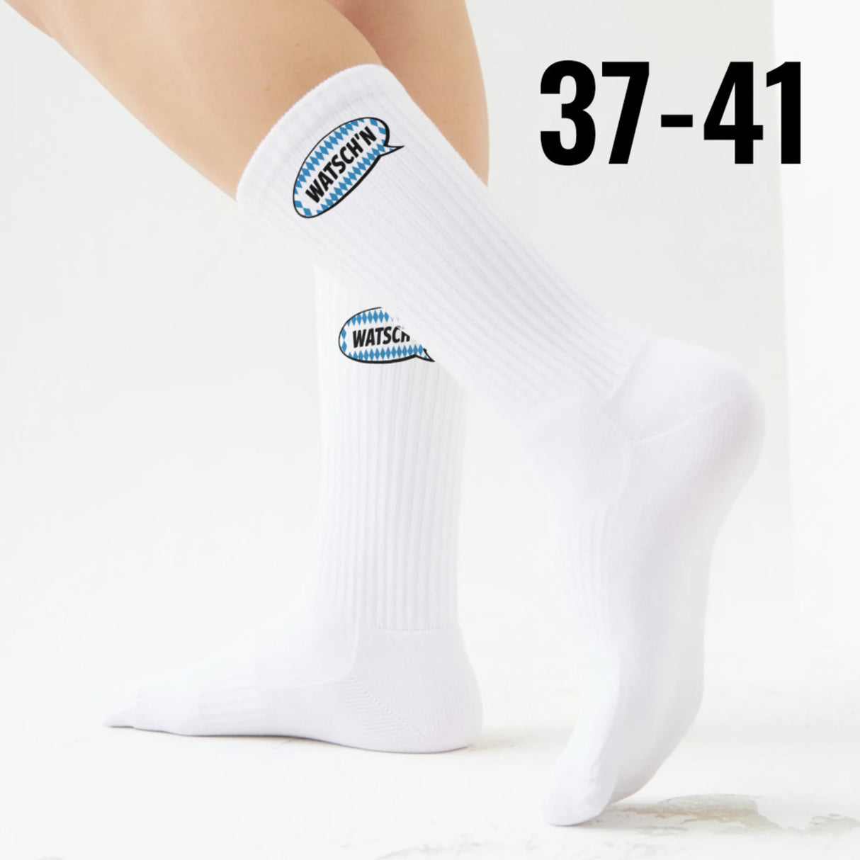 epicsocks Bayrischer Dialekt Watschn Socken in 37-41 im Paar