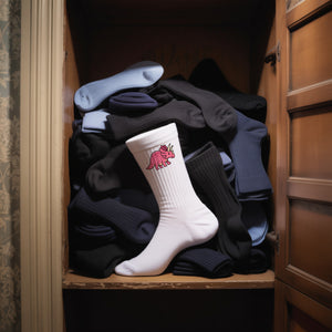 epicsocks Dino Delight Rosa Dino Socken in 37-41 im Paar