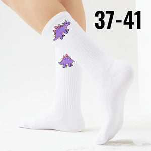 epicsocks Dino Delight Lila Dino Socken in 37-41 im Paar