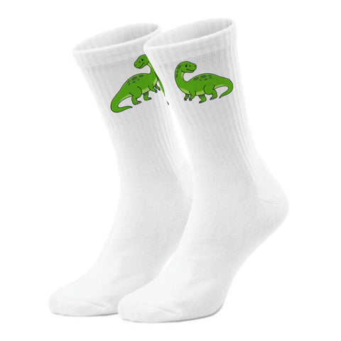 epicsocks Dino Delight Grüner Dino Socken in 37-41 im Paar