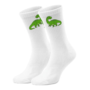 epicsocks Dino Delight Grüner Dino Socken in 37-41 im Paar