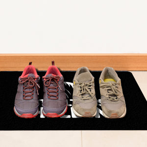 Pferdesilhouette Stalltags Heldin Fußmatte in 35x50 cm ohne Rand für Reiterinnen